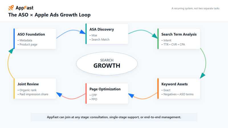 The ASO and Apple Ads Growth Loop
